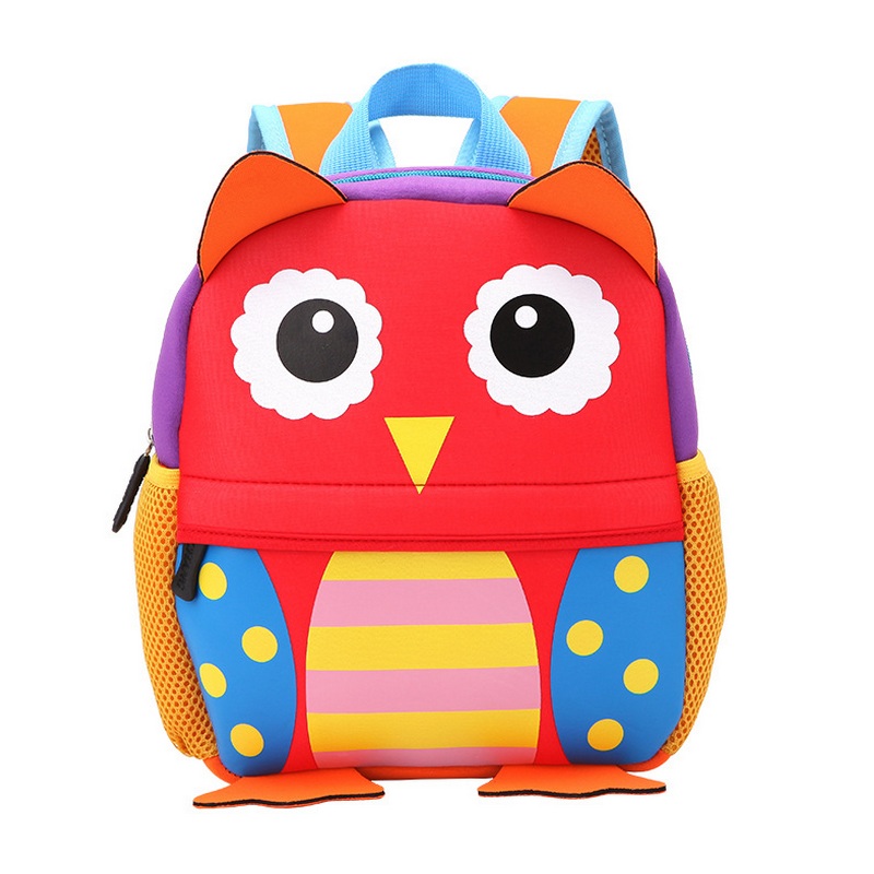 3D Animal Design Kids and Toddler Backpack